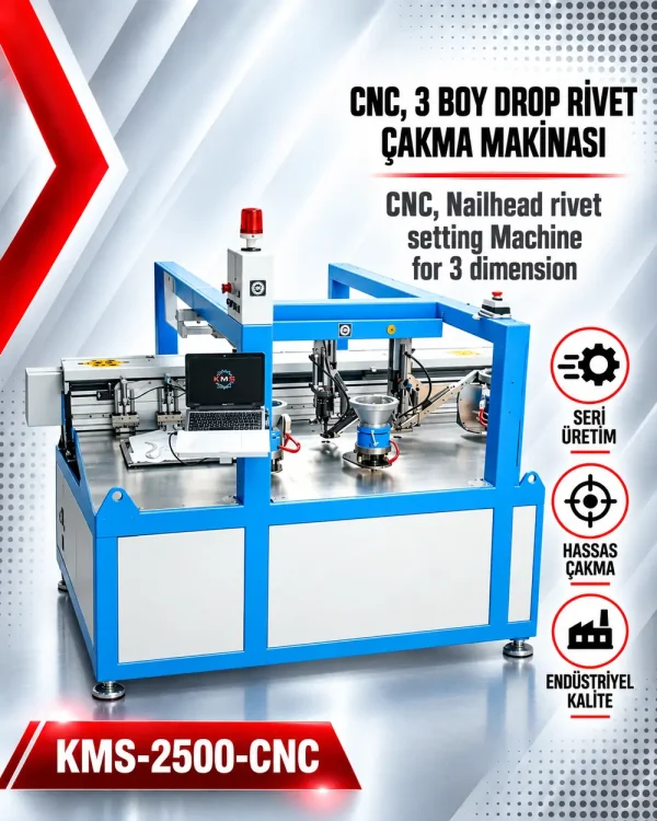 3 Kafalı Drop Çakma Makinası - Kılıçoğlu Makina
