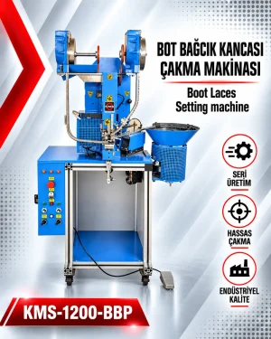 Bot Bağcık Kancası Çakma Makinası - Kılıçoğlu Makina