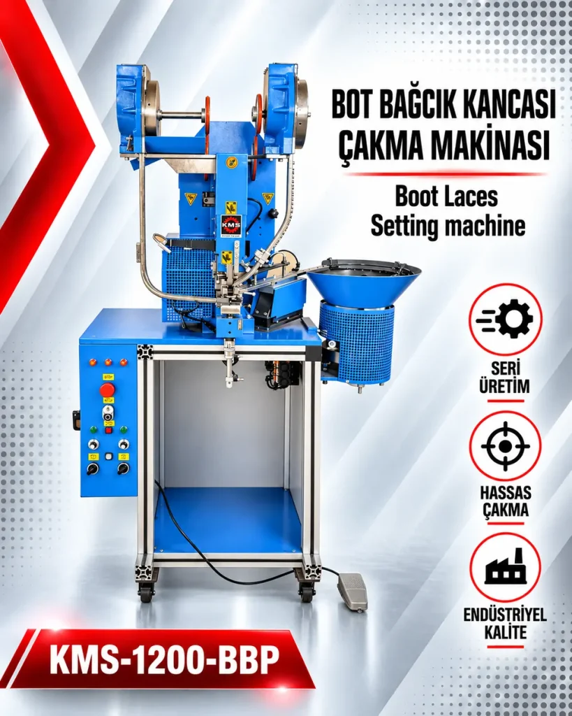 Bot Bağcık Kancası Çakma Makinası - Kılıçoğlu Makina