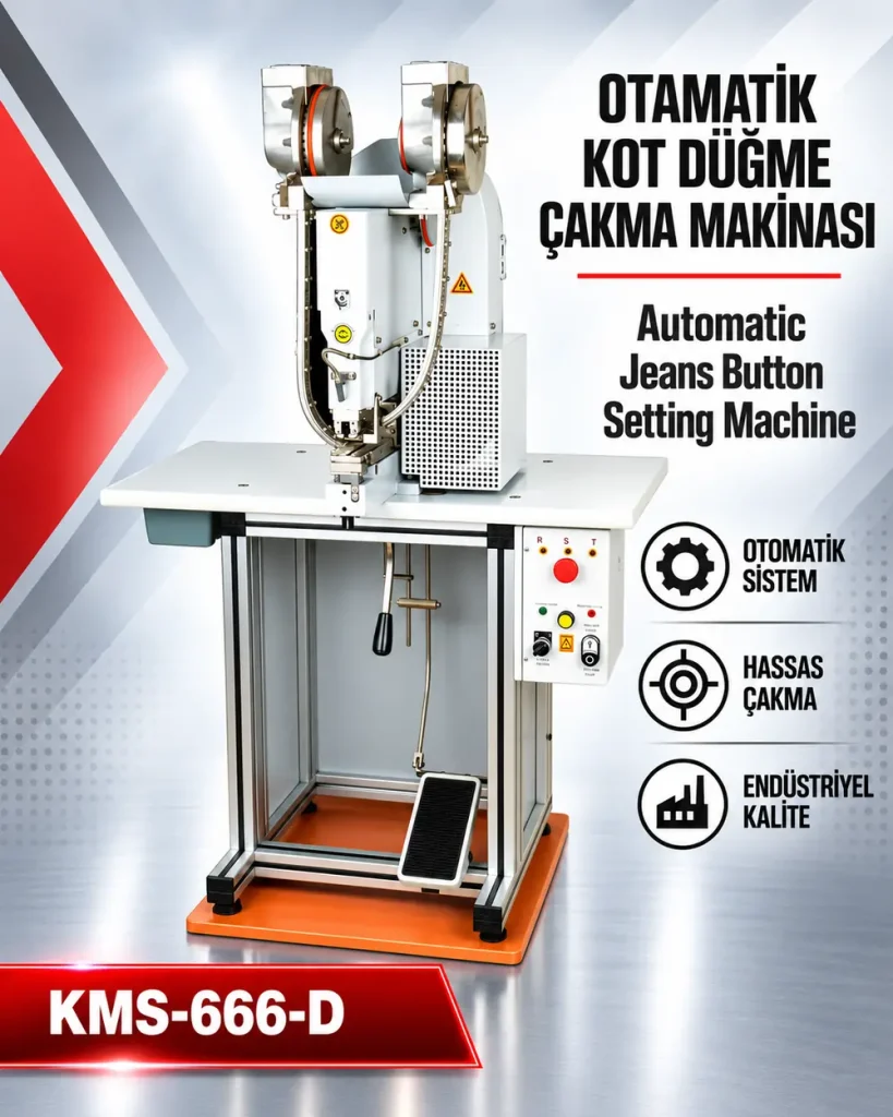 Otomatik Düğme Çakma Makinesi - Kılıçoğlu Makina