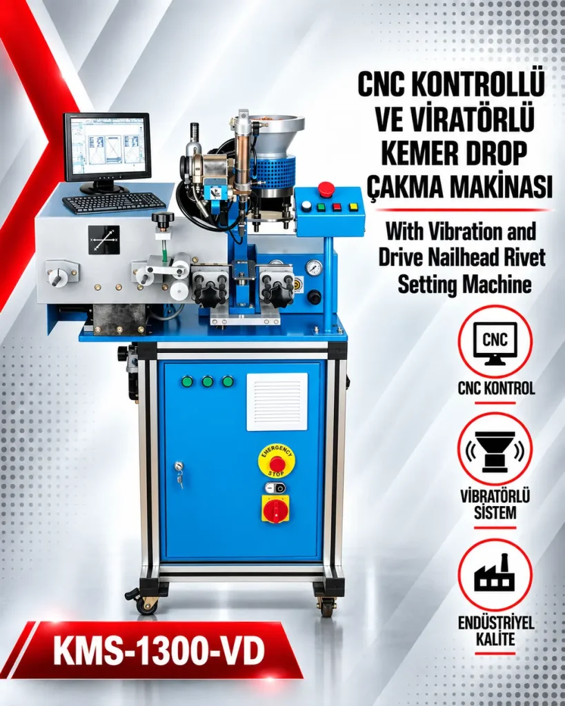 Vibratörlü ve Sürücülü Drop Çakma Makinesi - Kılıçoğlu Makina