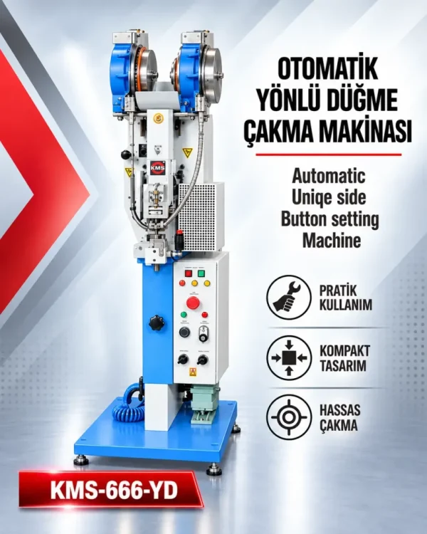 Yönlü Düğme Çakma Makinesi - Kılıçoğlu Makina